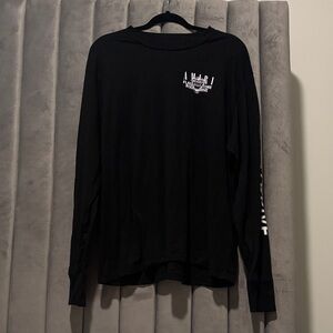 Black Long Sleeve Amiri Beverly Hills Flagship store tee